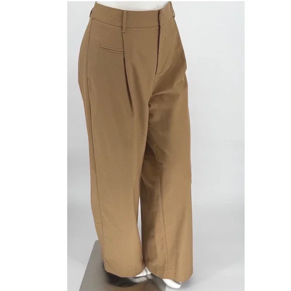 knee length dresses for ladies Tailored Dress Pants M Khaki by Lane 201 main image 1